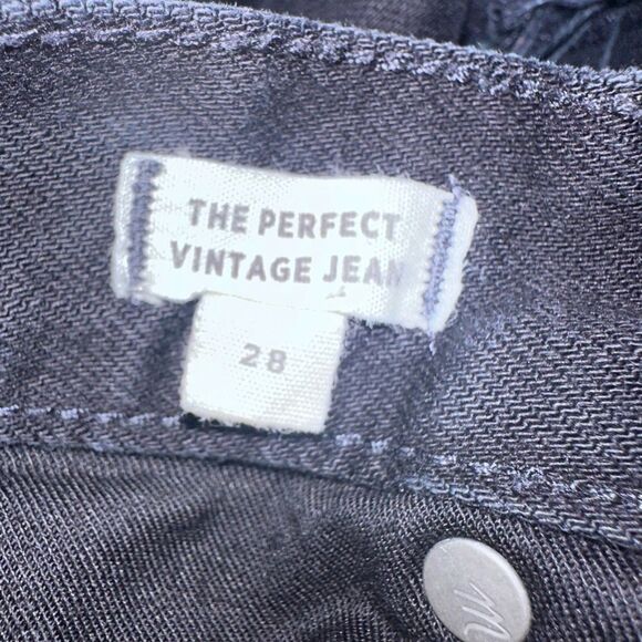 Madewell The Perfect Vintage Jean in Black - Size 28 x 25.5 - Picture 6 of 9